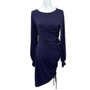 Susana Monaco purple dress, bright, minimalist, extra large, flattering